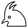 Cockatoo  Isolated Vector Icon which can be easily modified or edited as you want Royalty Free Stock Photo