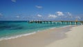 Cockburn Town Beach on Grand Turk Island Royalty Free Stock Photo