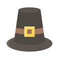 Cockel hat icon, Thanksgiving related vector Royalty Free Stock Photo