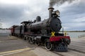 The Cockle Train departs Goolwa station in South Australia.