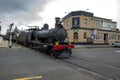 The Cockle Train departs Port Elliot station in South Australia..