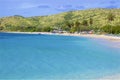 Cockleshell bay in St Kitts, Caribbean Royalty Free Stock Photo