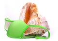 Cockleshell and brassiere Royalty Free Stock Photo