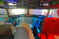 The cockpit of a 727 Royalty Free Stock Photo