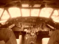 Cockpit Royalty Free Stock Photo