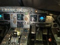 Cockpit of Airbus A-320
