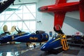 The cockpit at the Blue Angels F-14 on display Royalty Free Stock Photo