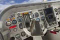 Cockpit of a Cessna Airplane. Royalty Free Stock Photo