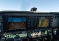 Cockpit of a Cessna 172 Royalty Free Stock Photo