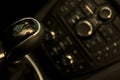 Cockpit and dash, gearstick in modern car Royalty Free Stock Photo