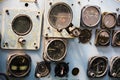 Cockpit Dashboard of Old Airplane at Khao Kho Mountain - Phetchabun, Thailand