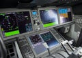 Cockpit display panel Royalty Free Stock Photo