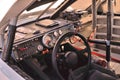 Cockpit Of Dodge Challenger Race Car Royalty Free Stock Photo