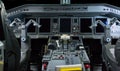 Cockpit of Embraer 175