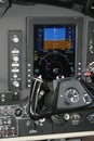 Cockpit of KingAir turboprop aircraft