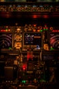 Cockpit lights Royalty Free Stock Photo