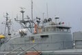 Cockpit of old gunboat of the Norwegian Navy