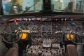 The cockpit of an old plane Royalty Free Stock Photo