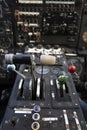 Cockpit of an old russian plane