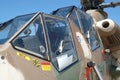 Cockpit of a South African Air Force Rooivalk attack helicopter