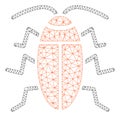 Cockroach Polygonal Frame Vector Mesh Illustration Royalty Free Stock Photo