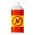 Cockroach spray icon, insecticide and hygiene protection