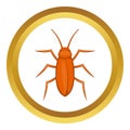 Cockroach vector icon