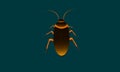 Cockroach vector illustraion esp10 Royalty Free Stock Photo