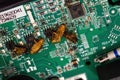 Cockroaches that climbed closed the electronic board burned down along with the equipment that caused the cockroaches to short