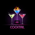 Cocktail background