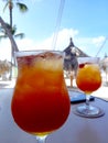 Cocktail beach bar