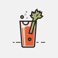 Cocktail Bloody Mary Royalty Free Stock Photo