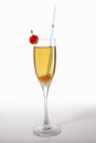 Cocktail with champagne Royalty Free Stock Photo