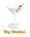 Cocktail Dry Martini Royalty Free Stock Photo