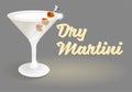 Cocktail Dry Martini Royalty Free Stock Photo