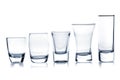 Cocktail Glass collection - Shots Royalty Free Stock Photo