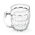 Cocktail glass. Empty beer mug isolated over a white background Royalty Free Stock Photo