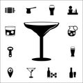 cocktail glass icon. Bar icons universal set for web and mobile Royalty Free Stock Photo