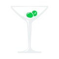 Cocktail Glass Icon Royalty Free Stock Photo