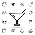 cocktail glass icon. web icons universal set for web and mobile Royalty Free Stock Photo