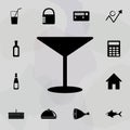 cocktail glass icon. web icons universal set for web and mobile Royalty Free Stock Photo