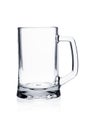 Cocktail glass set. Empty beer mug on white Royalty Free Stock Photo