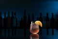 Cocktail Great Gatsby with orange slice Royalty Free Stock Photo