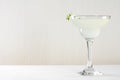 Cocktail in margarita glass Royalty Free Stock Photo