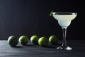 Cocktail in margarita glass Royalty Free Stock Photo