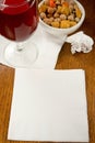 Cocktail Napkin Ideas Royalty Free Stock Photo