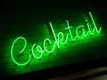 Cocktail Neon Letters