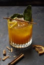 Cocktail with orange Royalty Free Stock Photo