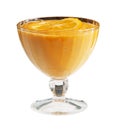 Cocktail with orange over white background Royalty Free Stock Photo