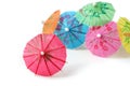 Cocktail paper umbrellas Royalty Free Stock Photo